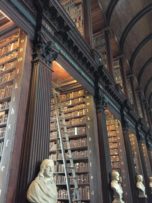 Inside a library. From the summer 2018 