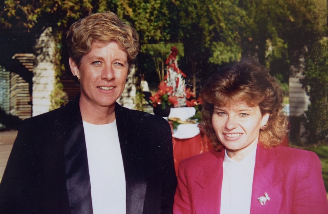 Linda Vaughan and Melinda Manore at ASU's Tempe campus.