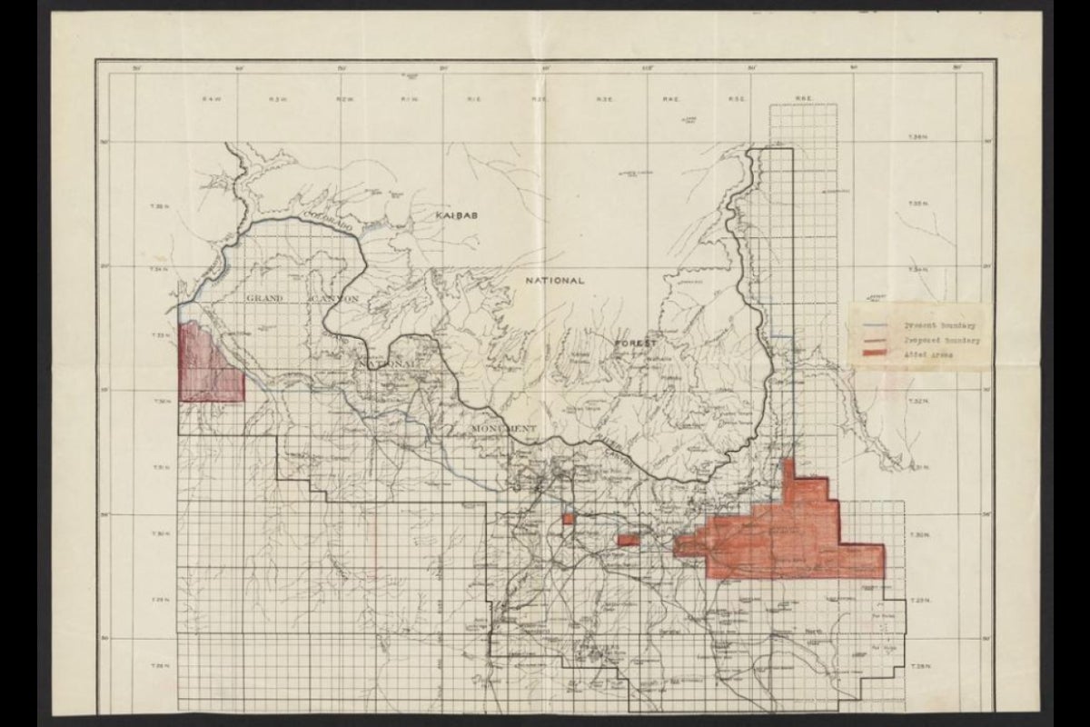 Grand Canyon map