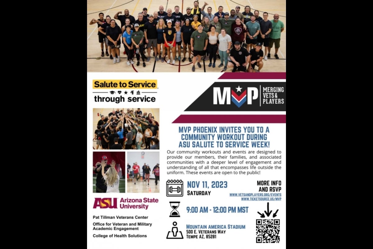 MVP community workout at ASU