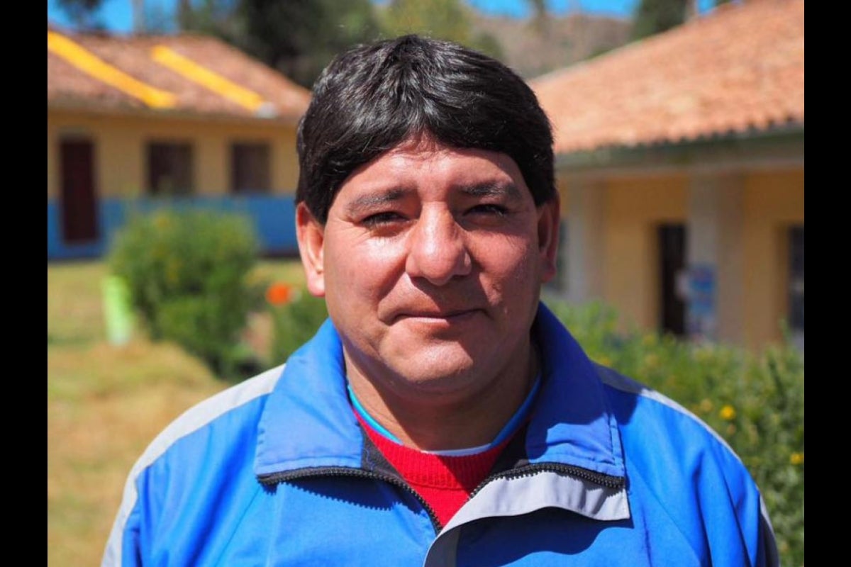 Agrepino, school principal in Huillcapata, Peru