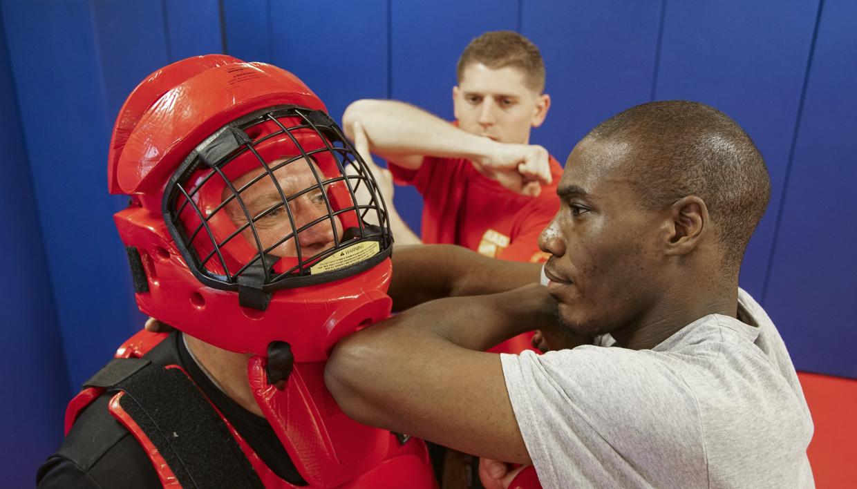 R.A.D. for Men is offered Feb. 24–25, 2017. This is the first time ASU Police offers the class to both men and women. R.A.D. for Men participants will practice hands-on self-defense skills and recognize how aggressive behavior impacts their lives.