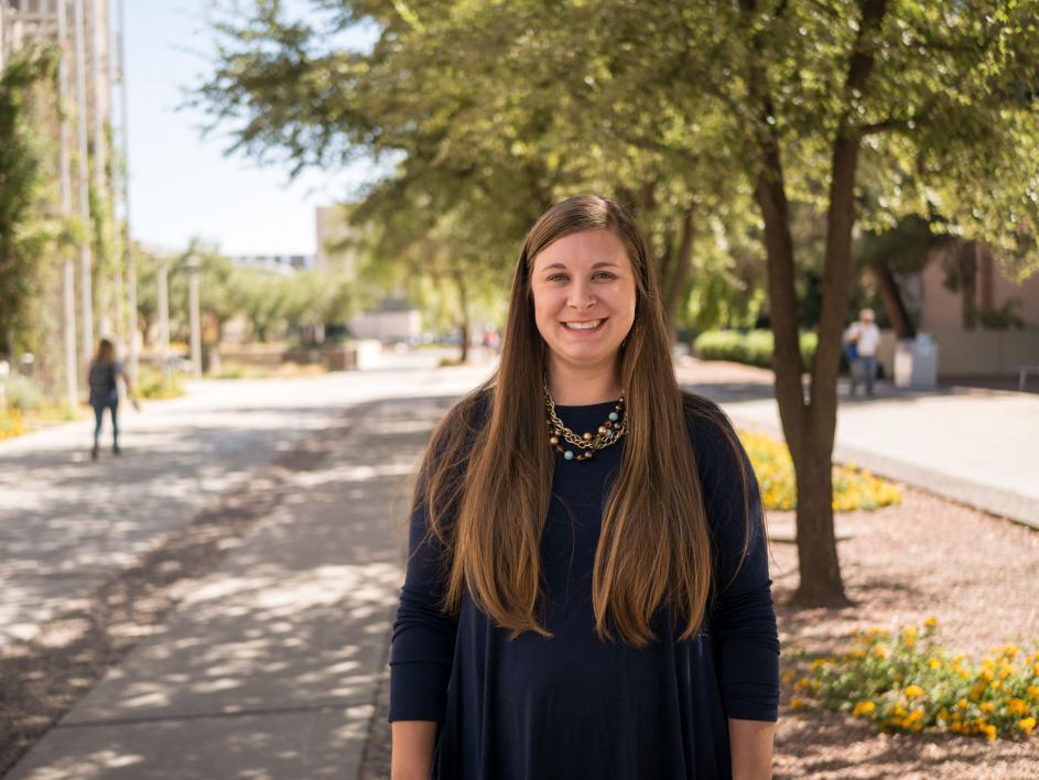 Reagan Breitenstein, a psychology graduate student who is second author on the study