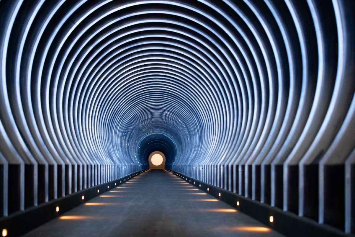 A tunnel at Roden Crater