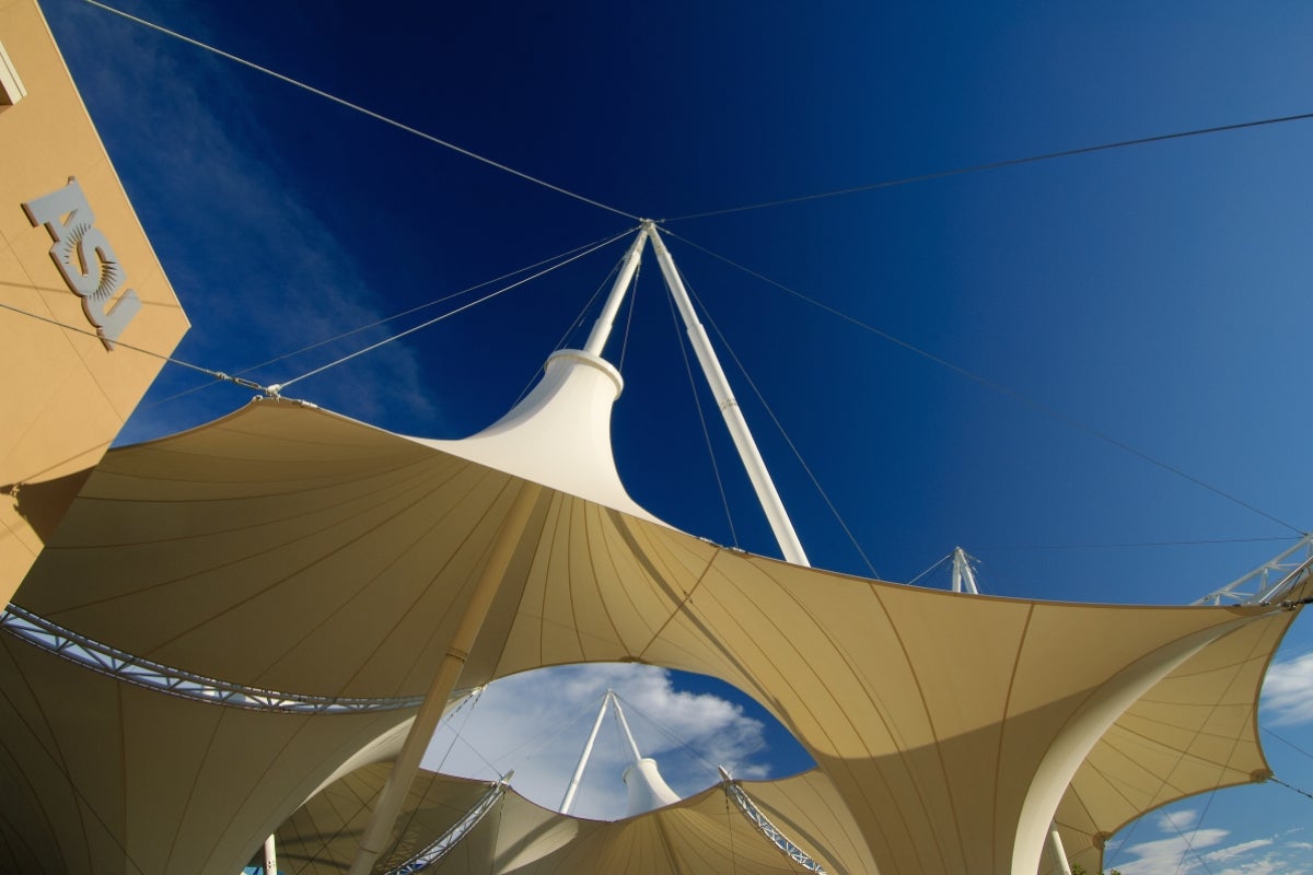 ASU SkySong courtyard canopy