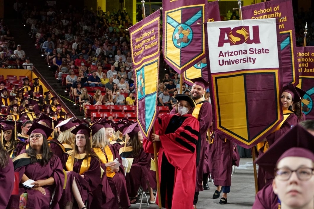 Watts College, convocation, spring 2022, graduation, ASU