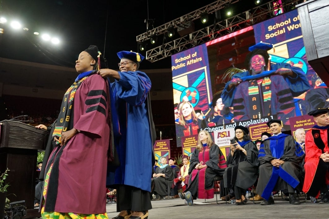 Watts College, convocation, spring 2022, graduation, ASU