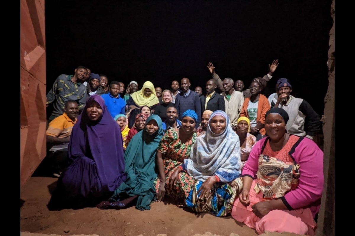 Group of team members from Tanzania pose for photo