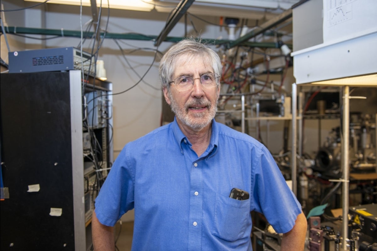 Tim Steimle in his ASU lab