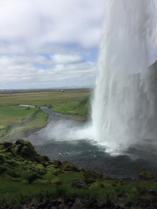 A waterfall, on the summer 2018 