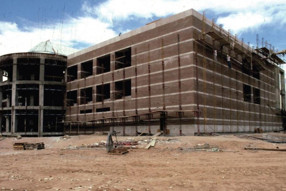 building mid-construction