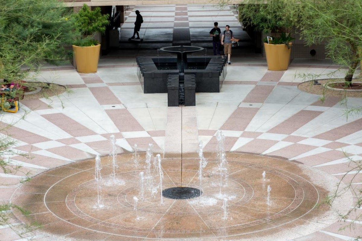 courtyard fountain