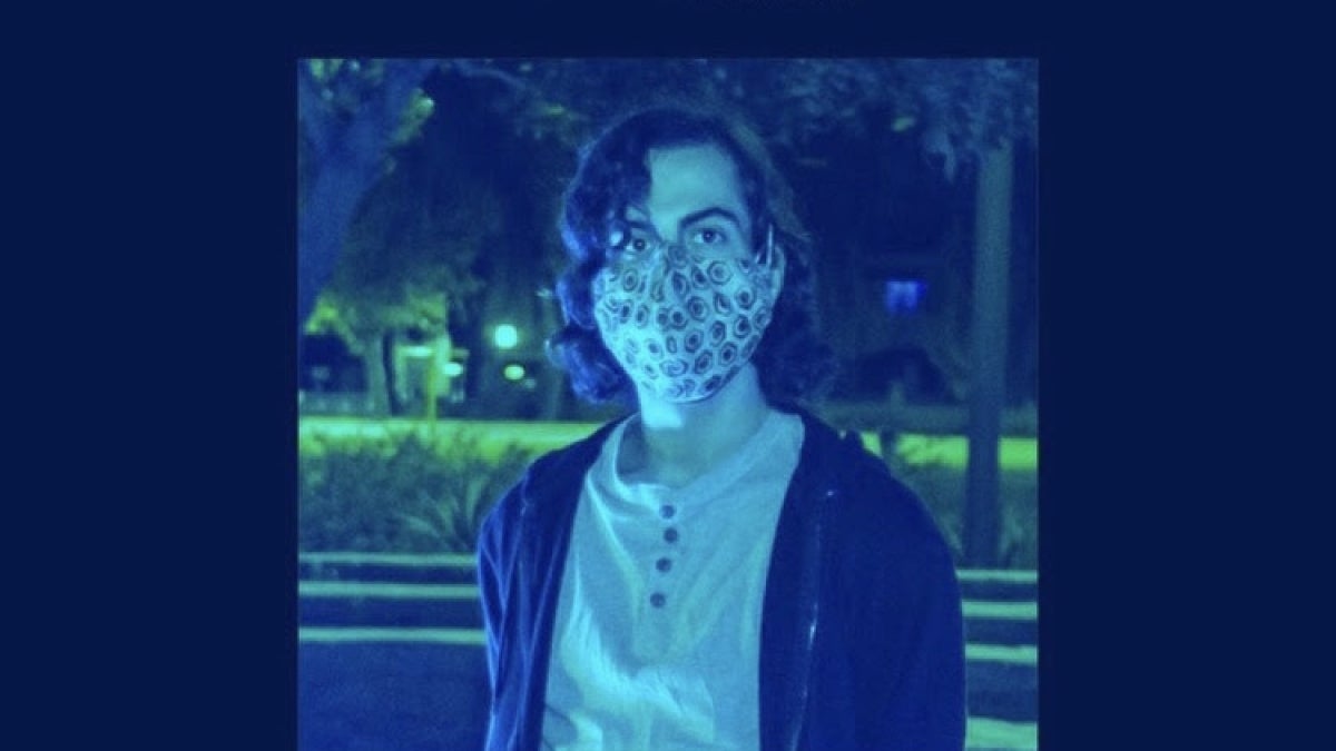 portrait of ASU alum Andrew Robinson wearing a mask