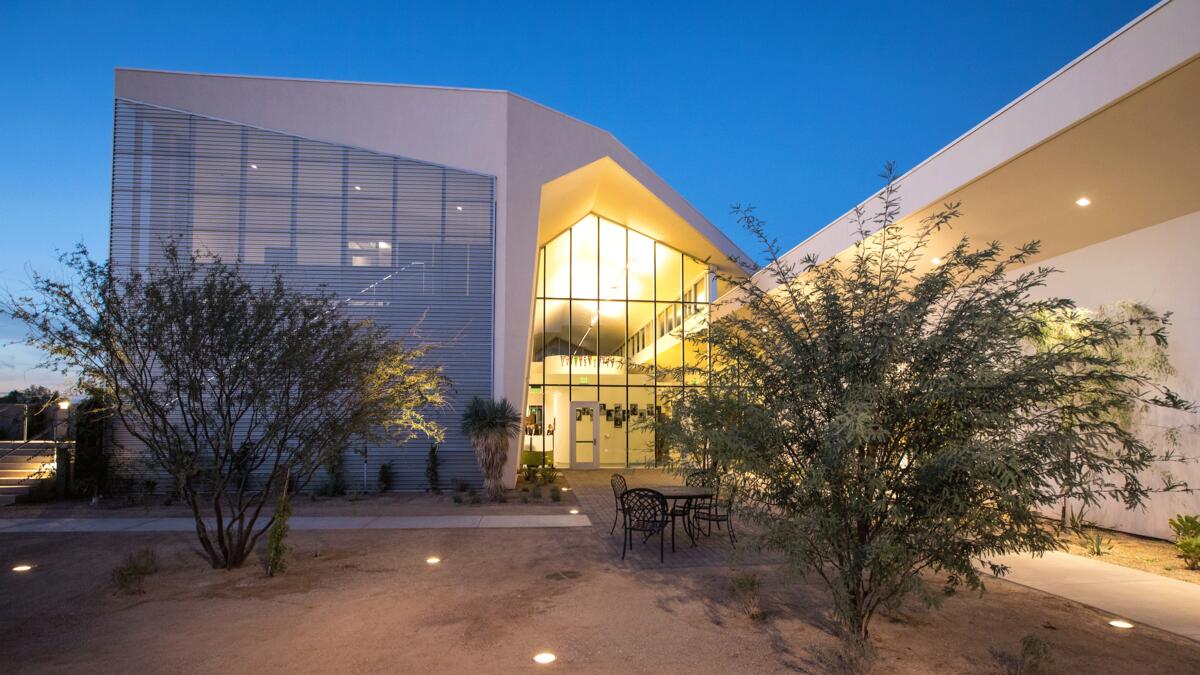 Exterior of new Herberger Young Scholars Academy building