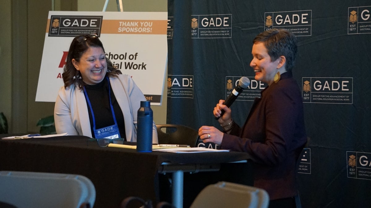 Assistant Professor, Shanondora Billiot, School of Social Work, Lisa Reyes Mason, GADE, conference