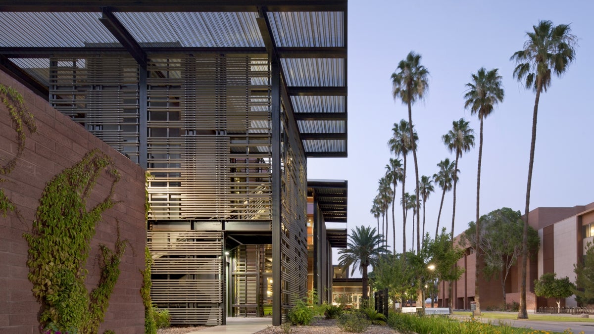 exterior view of ASU Health Service building