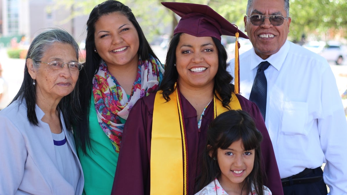 Alejandra Frost and her family 