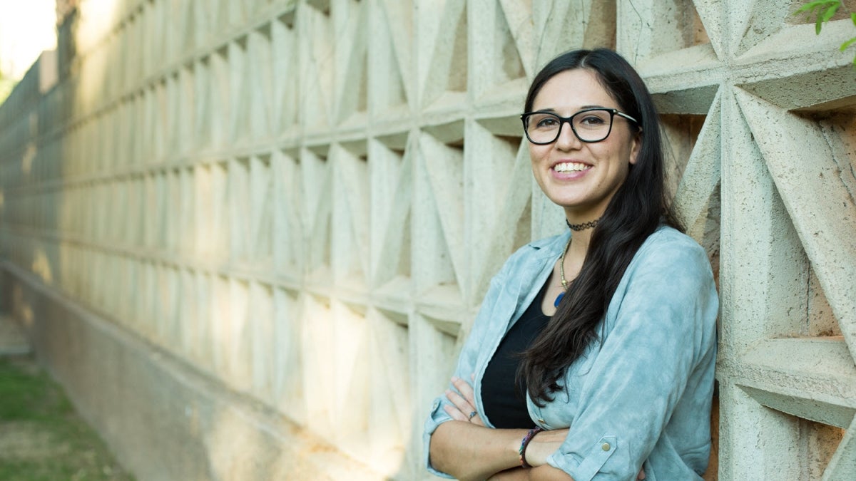 Graduating ASU student Celina Osuna / Photo by Maureen Kobierowski