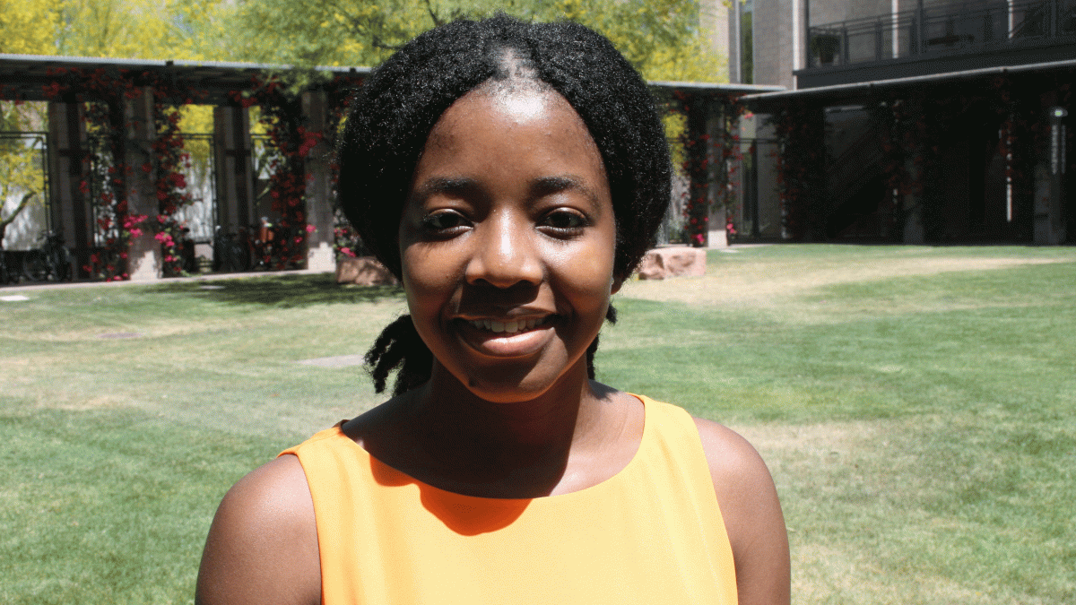 ASU honors student Charity Bhebhe