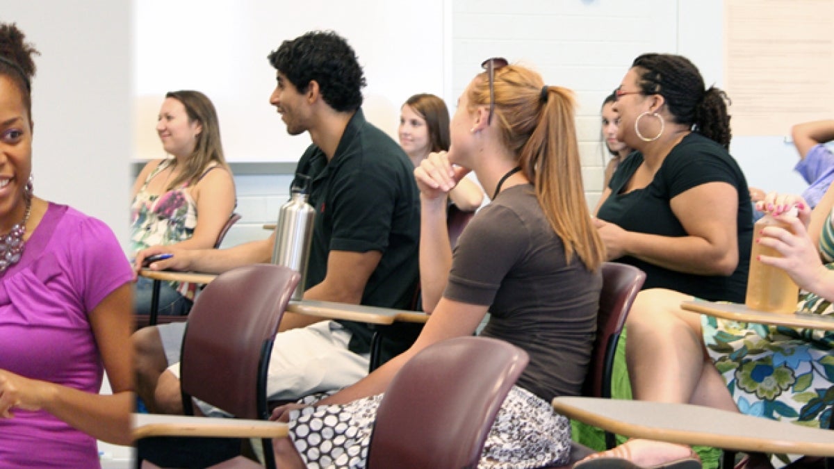 Linda Manning with DAC participants