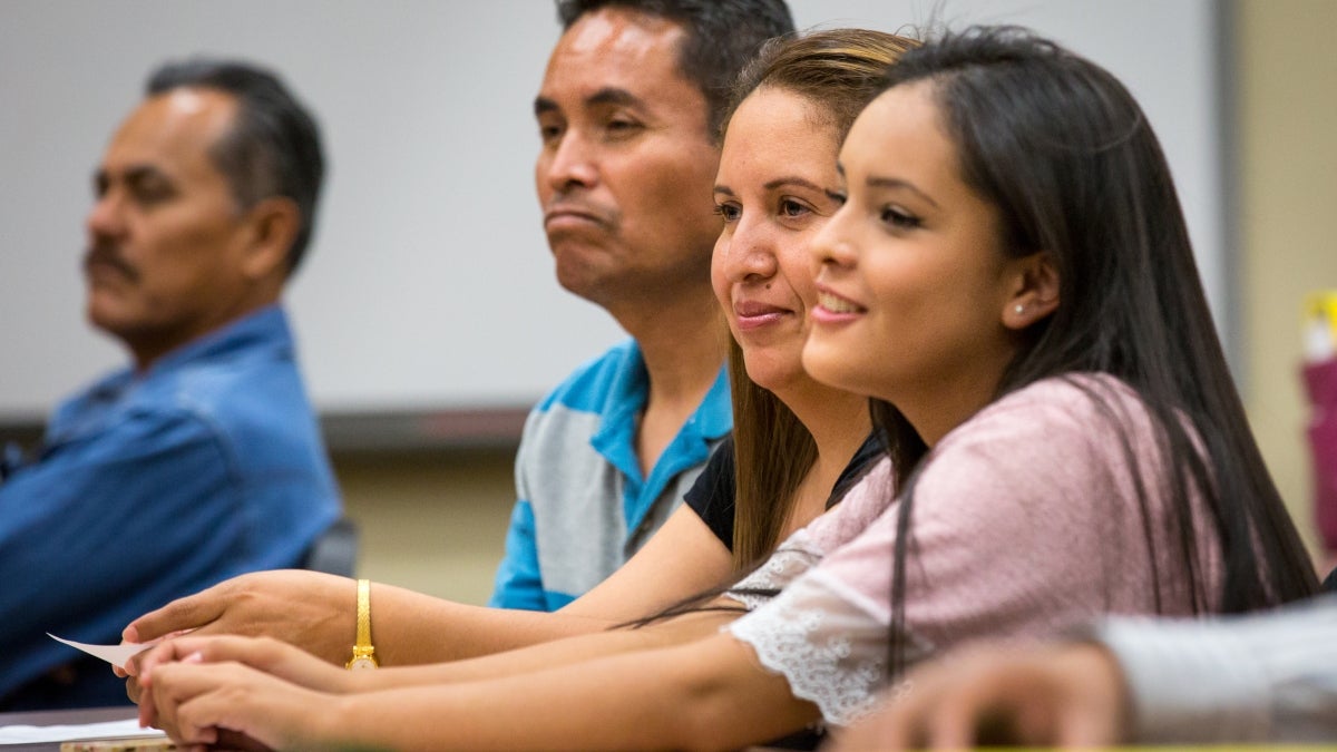 Jaime, Patricia and Yennifer Fabian attend ASU&#039;s American Dream Academy