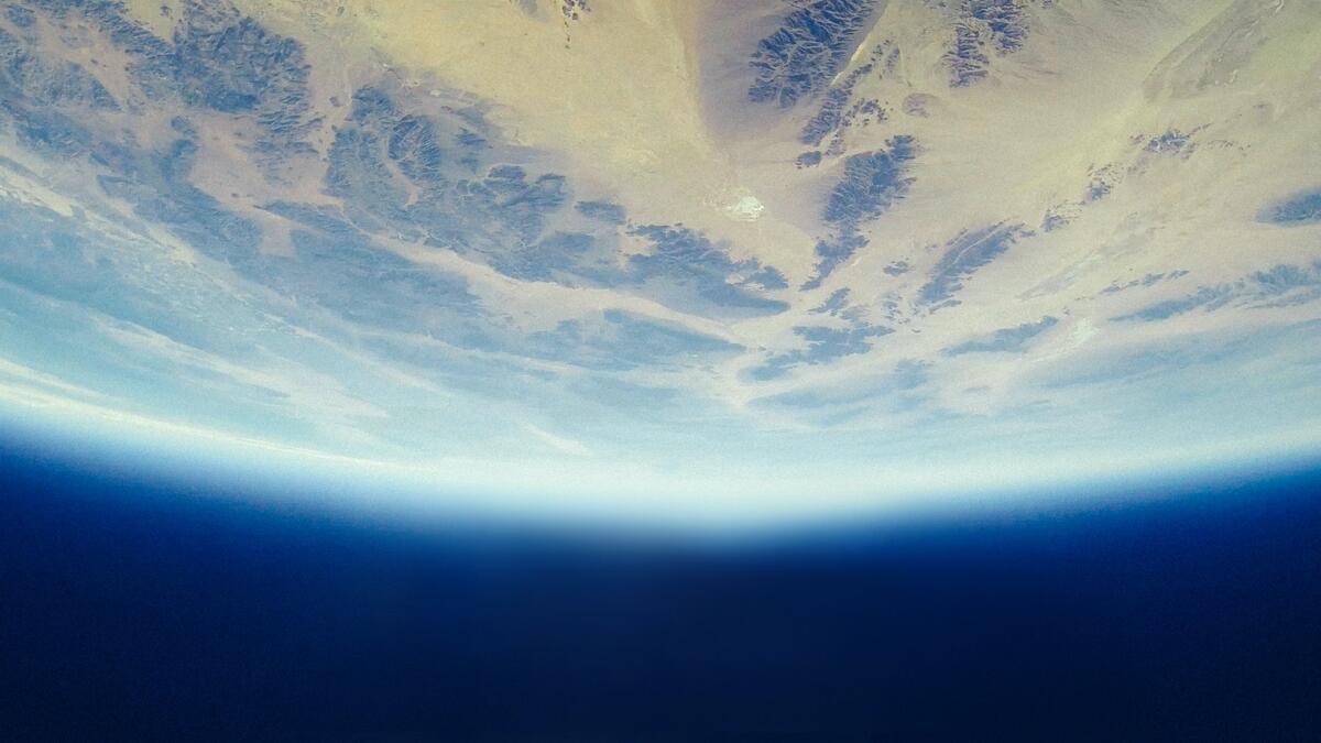 View of Earth from space