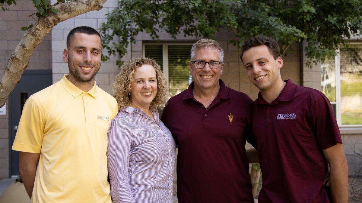 group portrait of the Fuller family