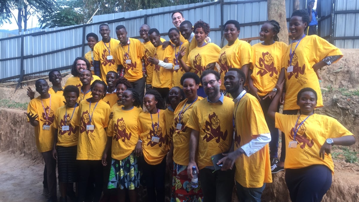 ASU's Project BOLD students at Kepler in Rwanda, Africa.