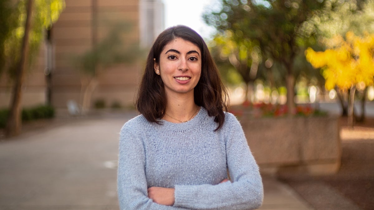 Marianna Kaneris, an Arizona State University senior and a double major in psychology 