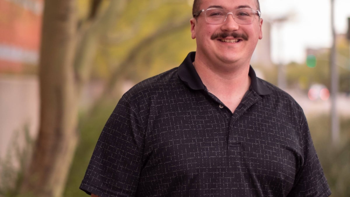 Portrait of ASU psychology doctoral student Jack Waddell.