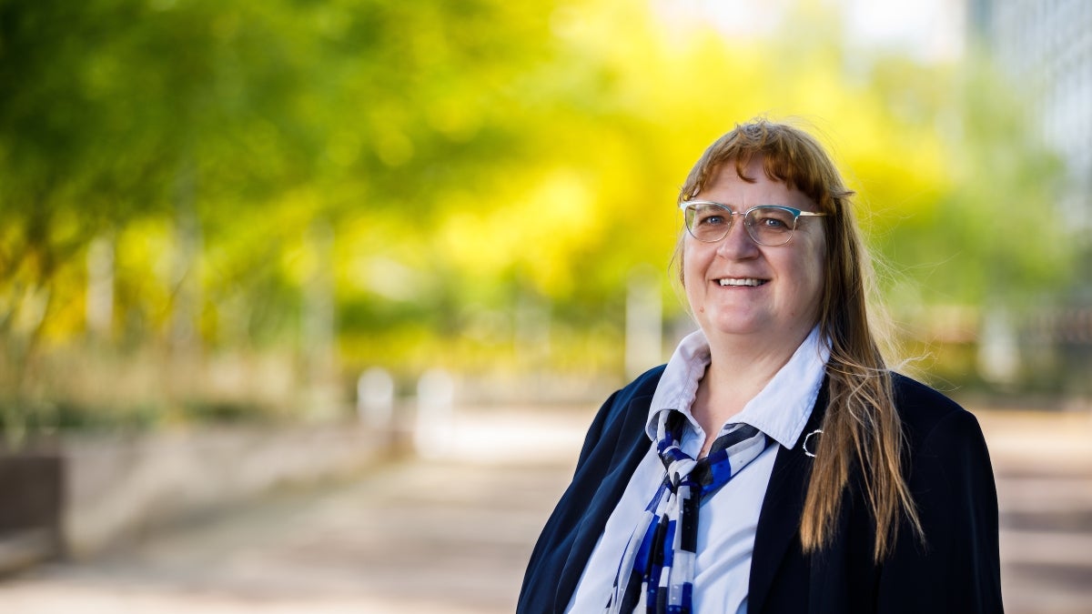 Portrait of ASU Regents Professor Petra Fromme.