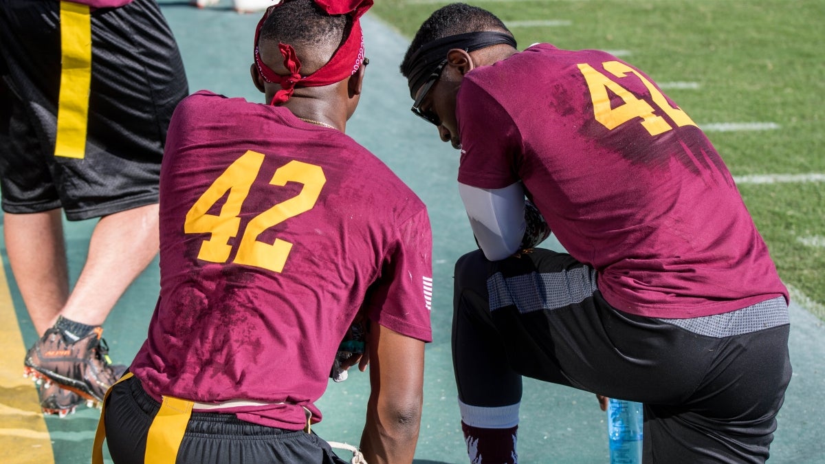 ASU's Salute to Service flag-football game