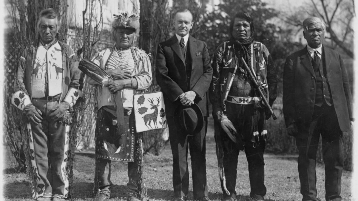 Men in front of the White House