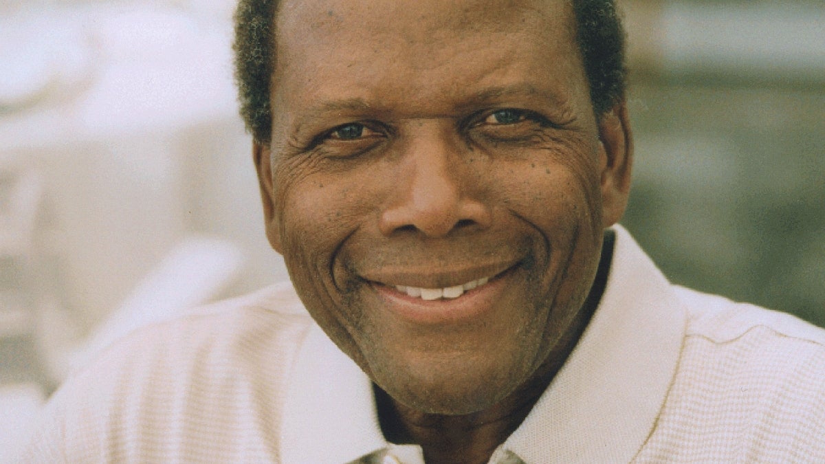 Headshot of actor Sidney Poitier