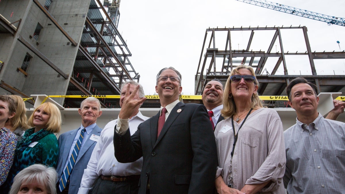 ASU law dean and other leaders pose for group photo