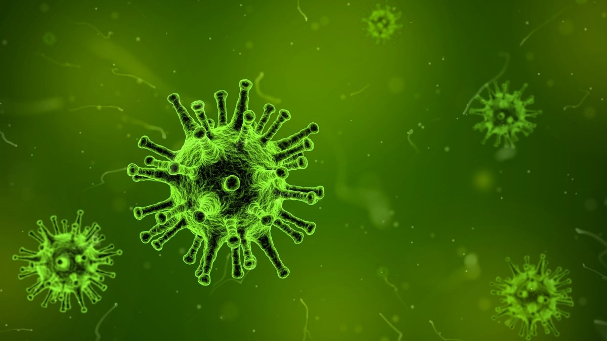 illustration of virus