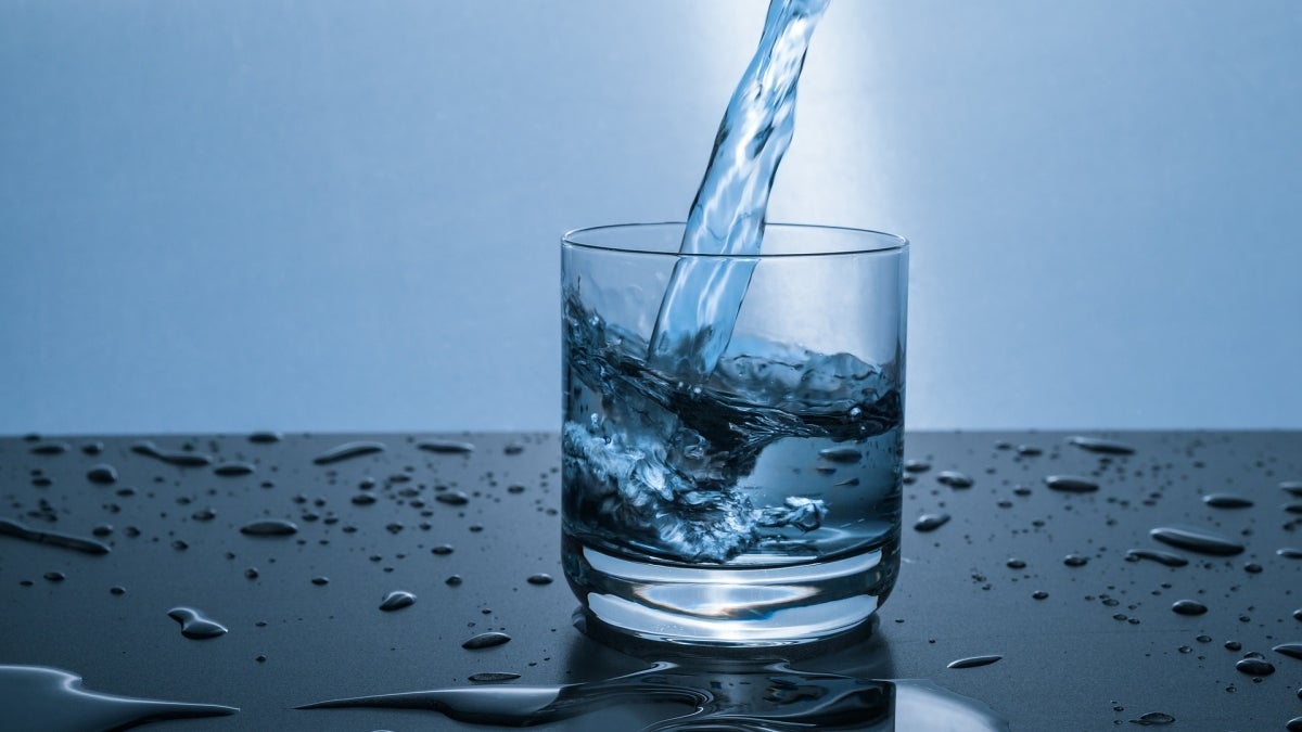 glass of water