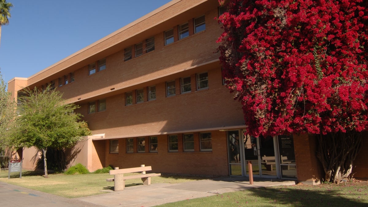 front of Wilson hall