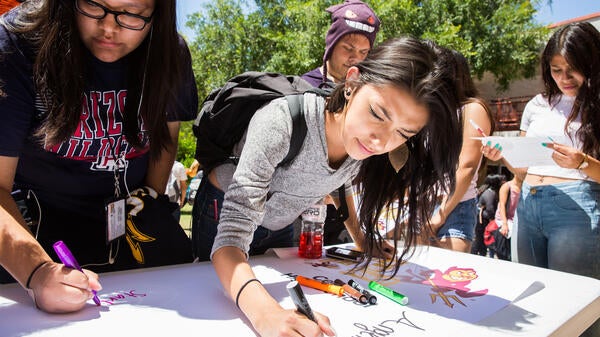 Students College Signing Day