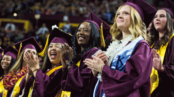 ASU fall 2017 undergraduate commencement