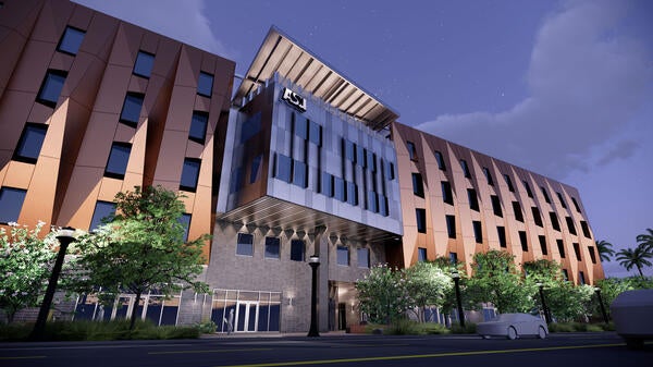 Rendering of ASU office building