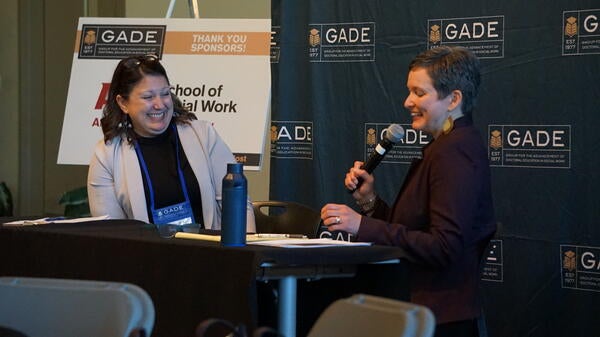 Assistant Professor, Shanondora Billiot, School of Social Work, Lisa Reyes Mason, GADE, conference