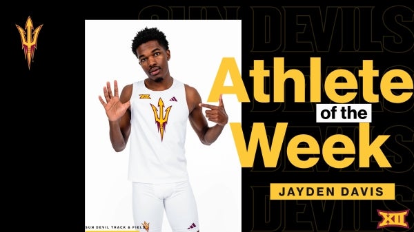 Sun Devil Track &amp; Field's Jayden Davis