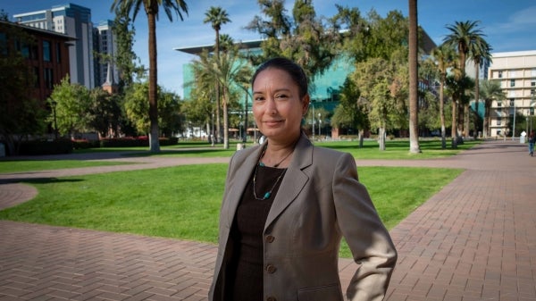 Portrait of ASU Lecturer Susan Holechek.