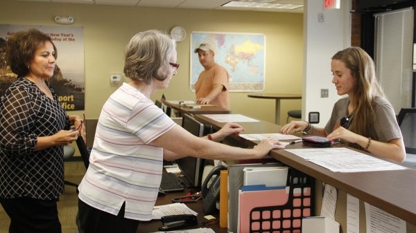 ASU U.S. Passport Acceptance Office desk 