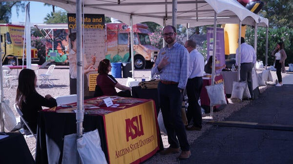 Connect at ASU Research Park event booths 