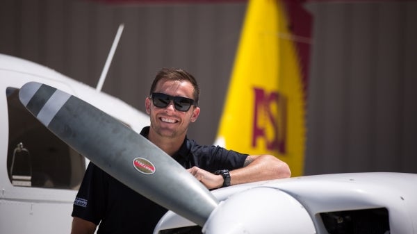 ASU aviation grad David Hutchens