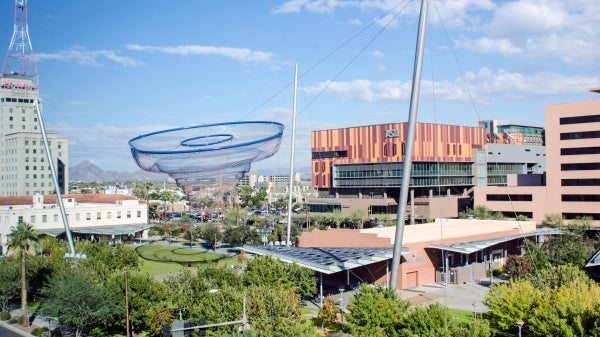 view of ASU&#039;s buildings in downtown Phoenix