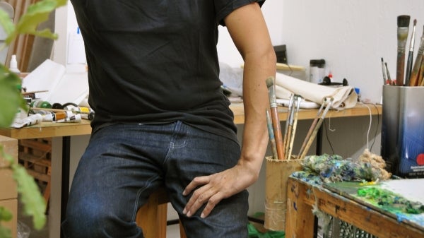 portrait of man in studio