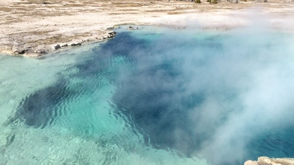 Yellowstone hot springs